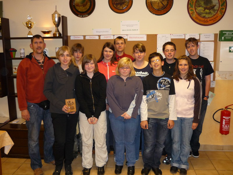 Siegerehrung Dart-Schießen 2008 und Osterschießen 2009
